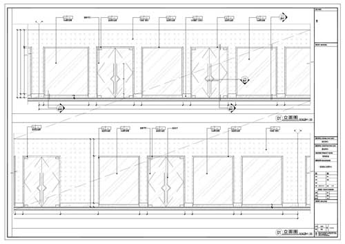 商場深化設(shè)計(jì)施工圖一層立面圖01