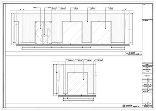 商場深化設(shè)計(jì)施工圖一層立面圖59-60