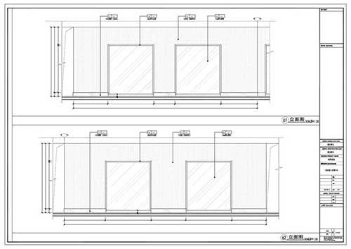 商場深化設(shè)計(jì)施工圖一層立面圖61-62