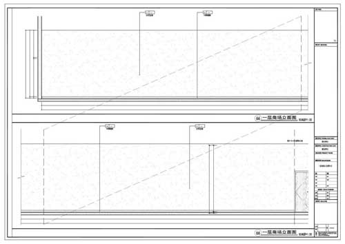 商場深化設(shè)計(jì)施工圖一層立面圖66