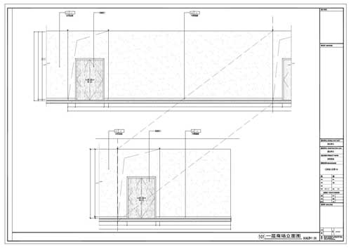 商場深化設(shè)計(jì)施工圖一層立面圖101