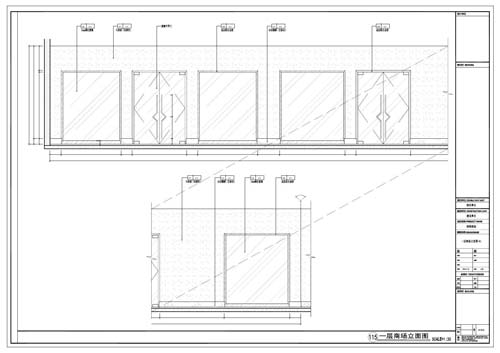 商場深化設(shè)計(jì)施工圖一層立面圖115