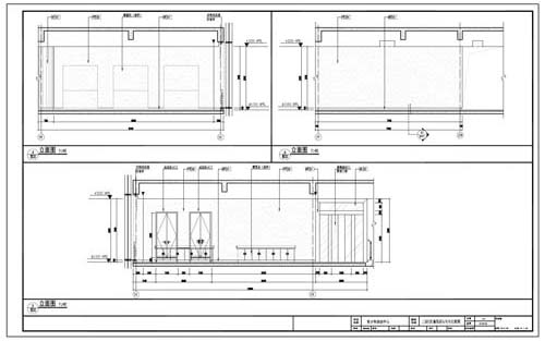 青少年活動(dòng)中心深化設(shè)計(jì)施工圖二層C區(qū)童玩區(qū)4/5/6立面圖