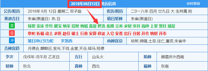 2018年06月12日裝修吉日截圖