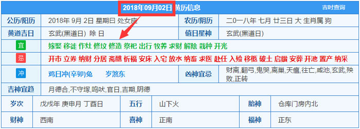 2018年09月02日裝修吉日截圖