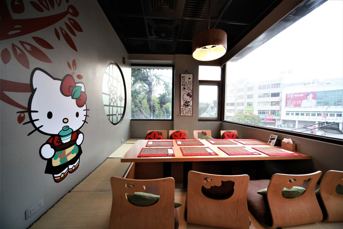 hello kitty主題餐廳餐區(qū)裝修設(shè)計(jì)效果圖