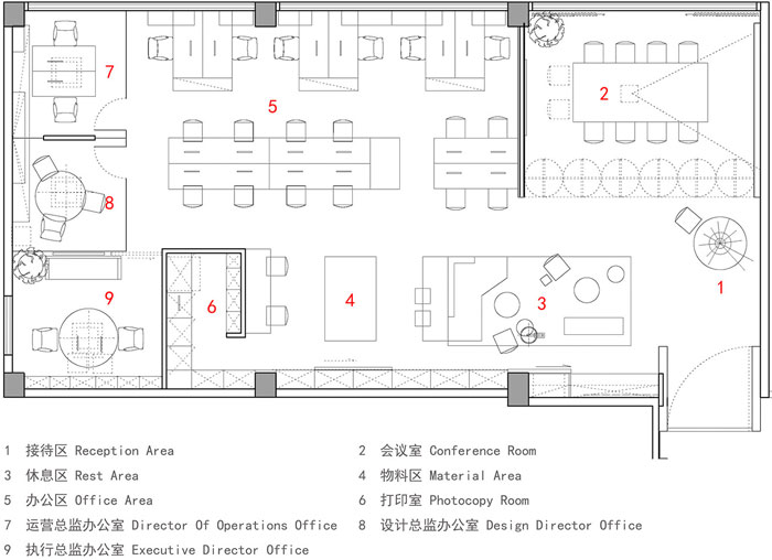 顧問公司辦公室裝修設(shè)計平面圖